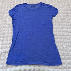 Patagonia Medium Glorya Blue Short Sleeve Tee ~ Modal Athleisure Outdoor